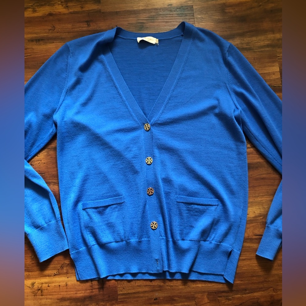 Tory Burch Royal Blue Sweater